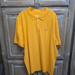 Vineyard Vines Mustard Polo Shirt
